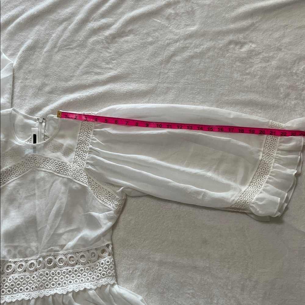 McQ by Alexander McQueen White Lace Dress IT 40 - Picture 9 of 9